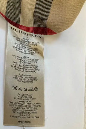 Trench-coat Burberry Rouge en Coton