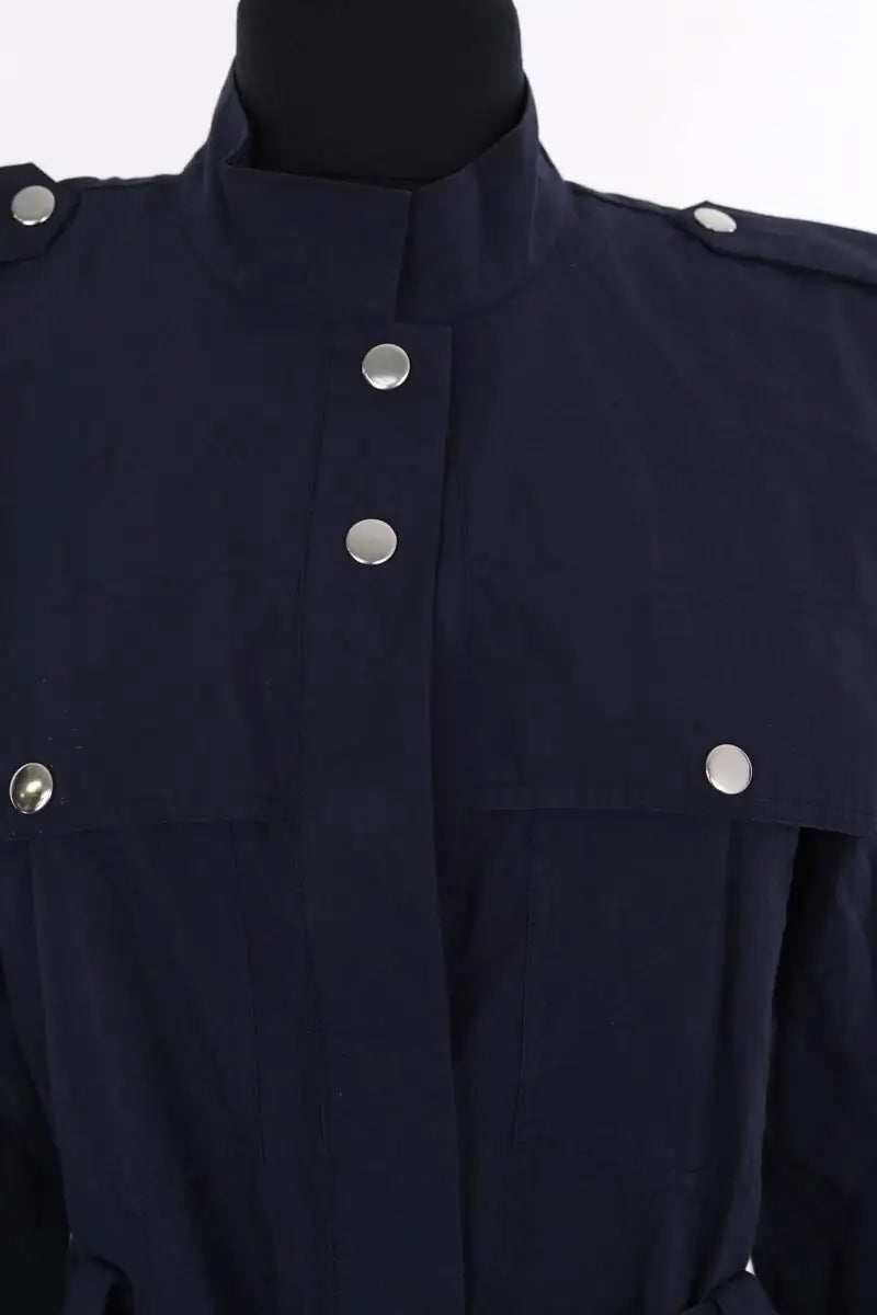 Trench-coat Gestuz Marine en Coton