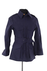 Trench-coat Louis Vuitton Bleu en Coton, taille S - Seconde Main