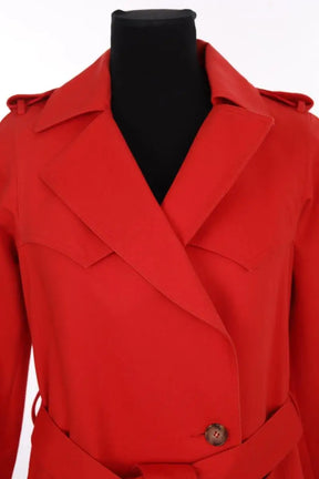 Trench-coat Maje Rouge en Coton