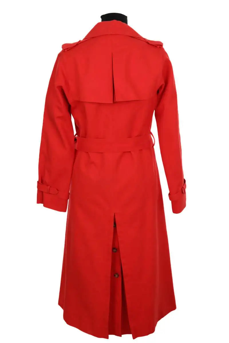 Trench-coat Maje Rouge en Coton