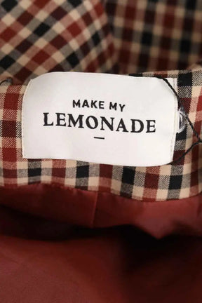 Trench-coat Make My Lemonade Marron en Synthétique