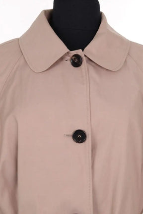 Trench-coat Max Mara Beige en Coton