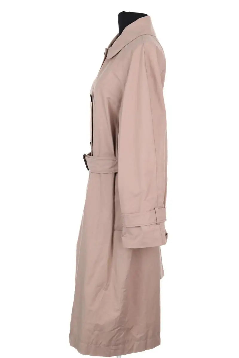 Trench-coat Max Mara Beige en Coton