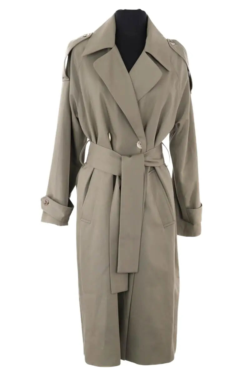Trench-coat Musier Kaki en Synthétique, taille XS - Seconde Main