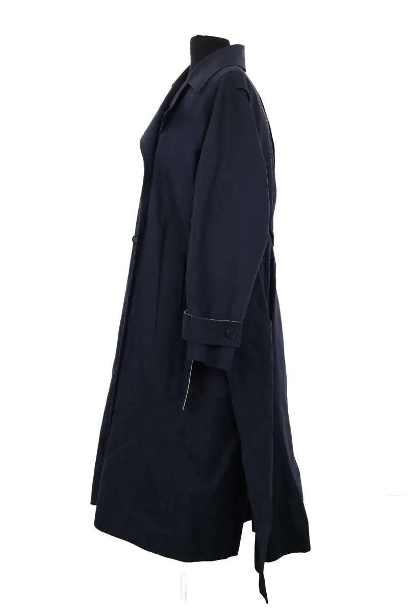 Trench-coat Nina Ricci Marine en Coton