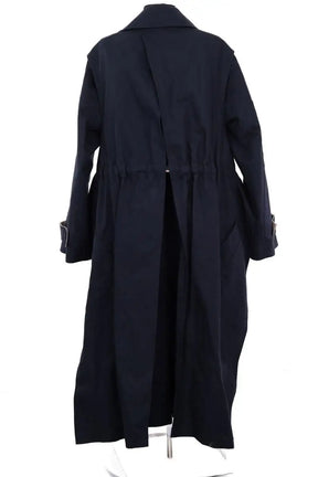 Trench-coat Nina Ricci Marine en Coton