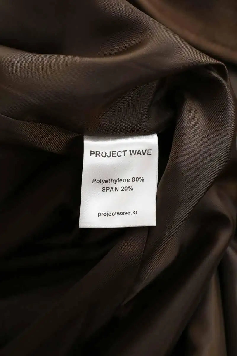 Trench-coat Project Wave Marron en Synthétique