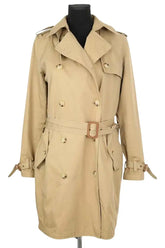 Trench-coat Ralph Lauren Camel en Coton, taille S - Seconde Main