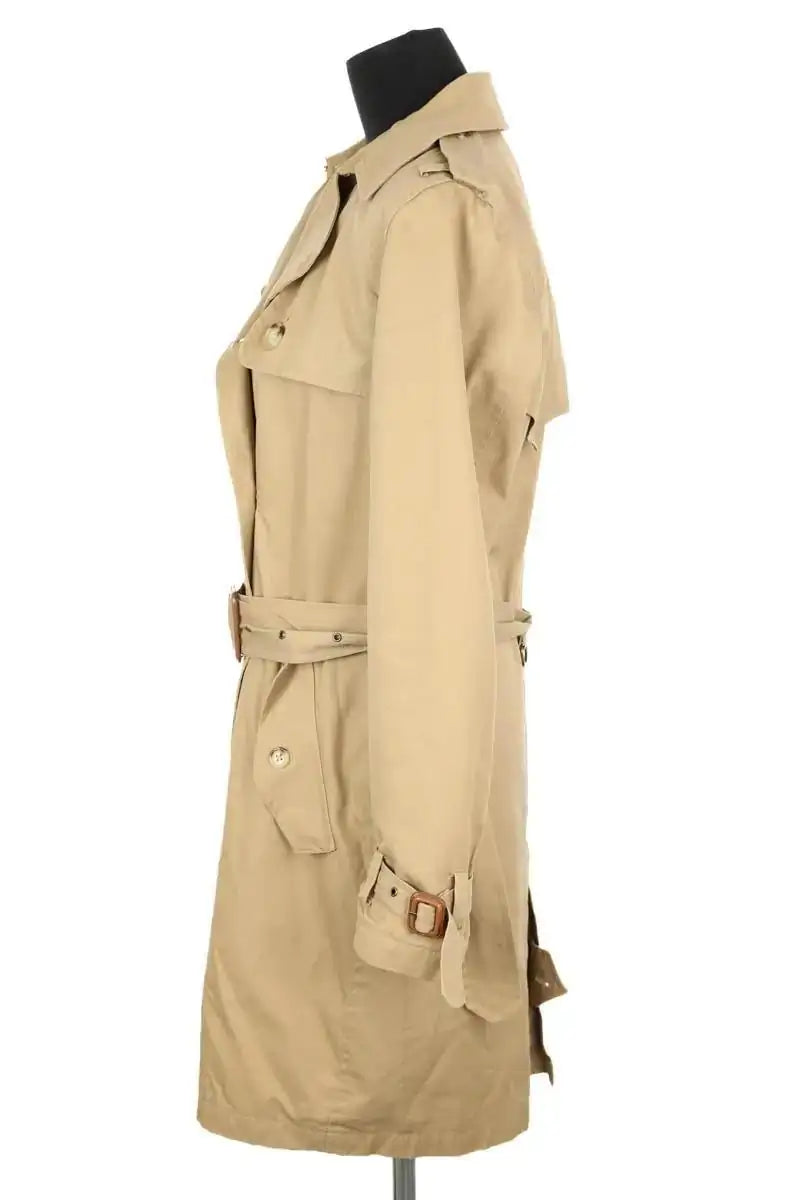 Trench-coat Ralph Lauren Camel en Coton
