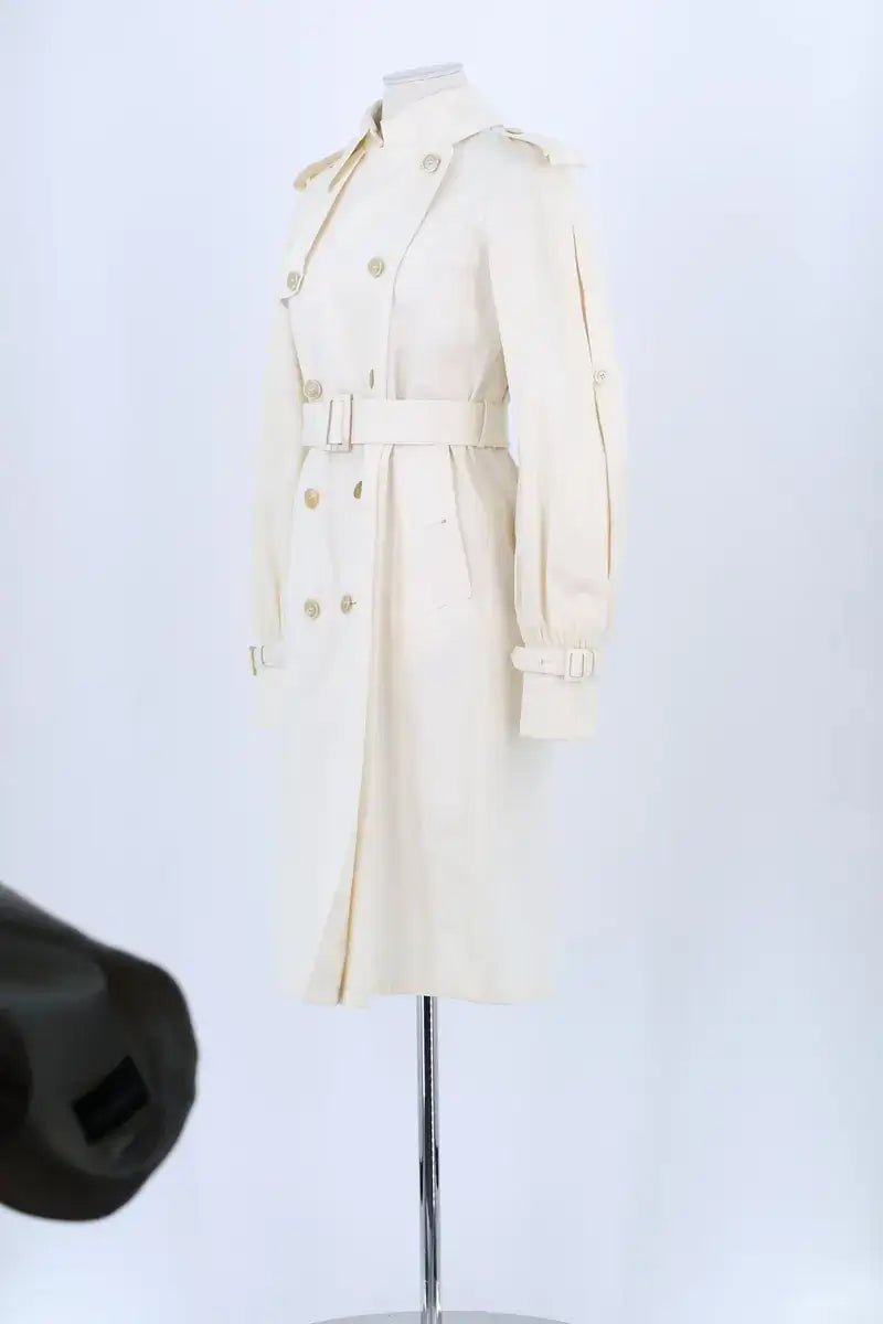 Trench-coat Red Valentino Ecru en Coton