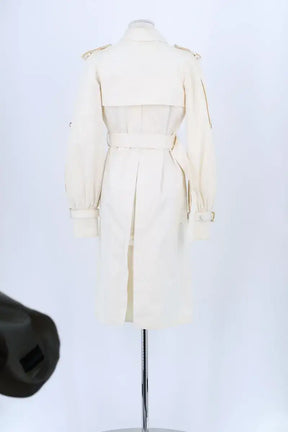Trench-coat Red Valentino Ecru en Coton
