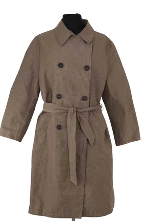Trench-coat Rodier Marron en Synthétique, taille L - Seconde Main
