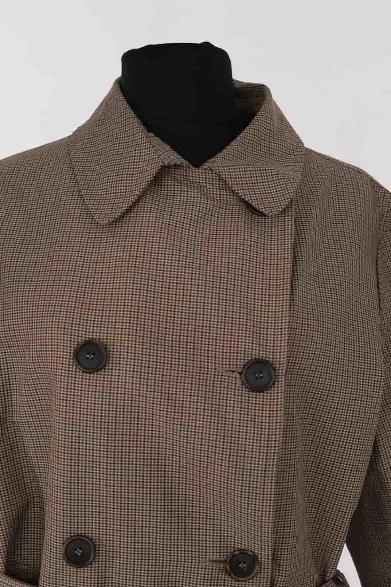 Trench-coat Rodier Marron en Synthétique