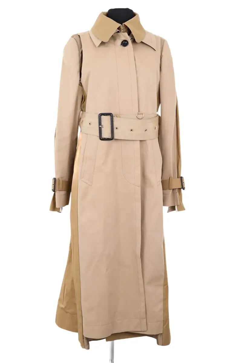 Trench-coat Sacai Beige en Coton, taille M - Seconde Main