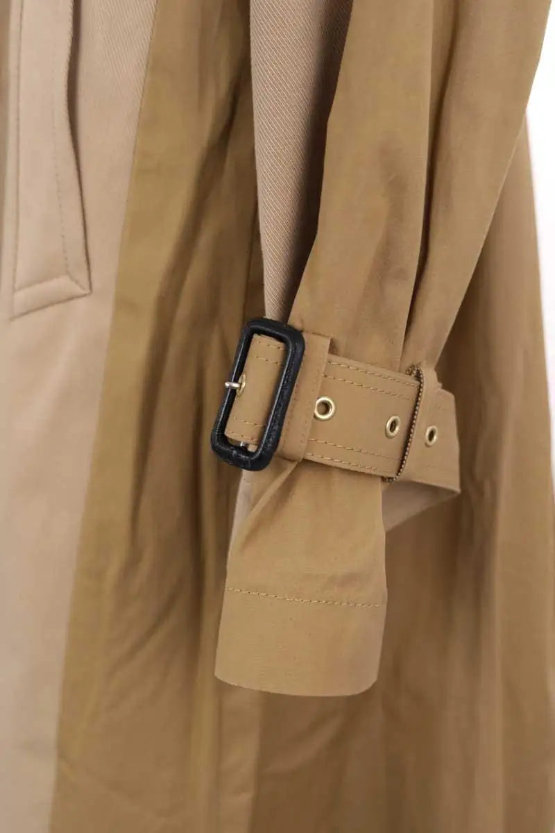 Trench-coat Sacai Beige en Coton