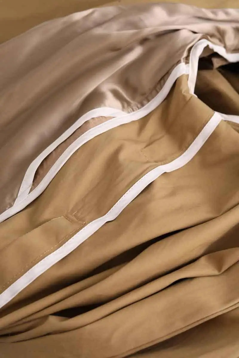 Trench-coat Sacai Beige en Coton