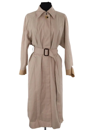 Trench-coat Sandro Beige en Coton, taille XS - Seconde Main