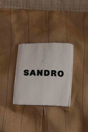 Trench-coat Sandro Beige en Coton