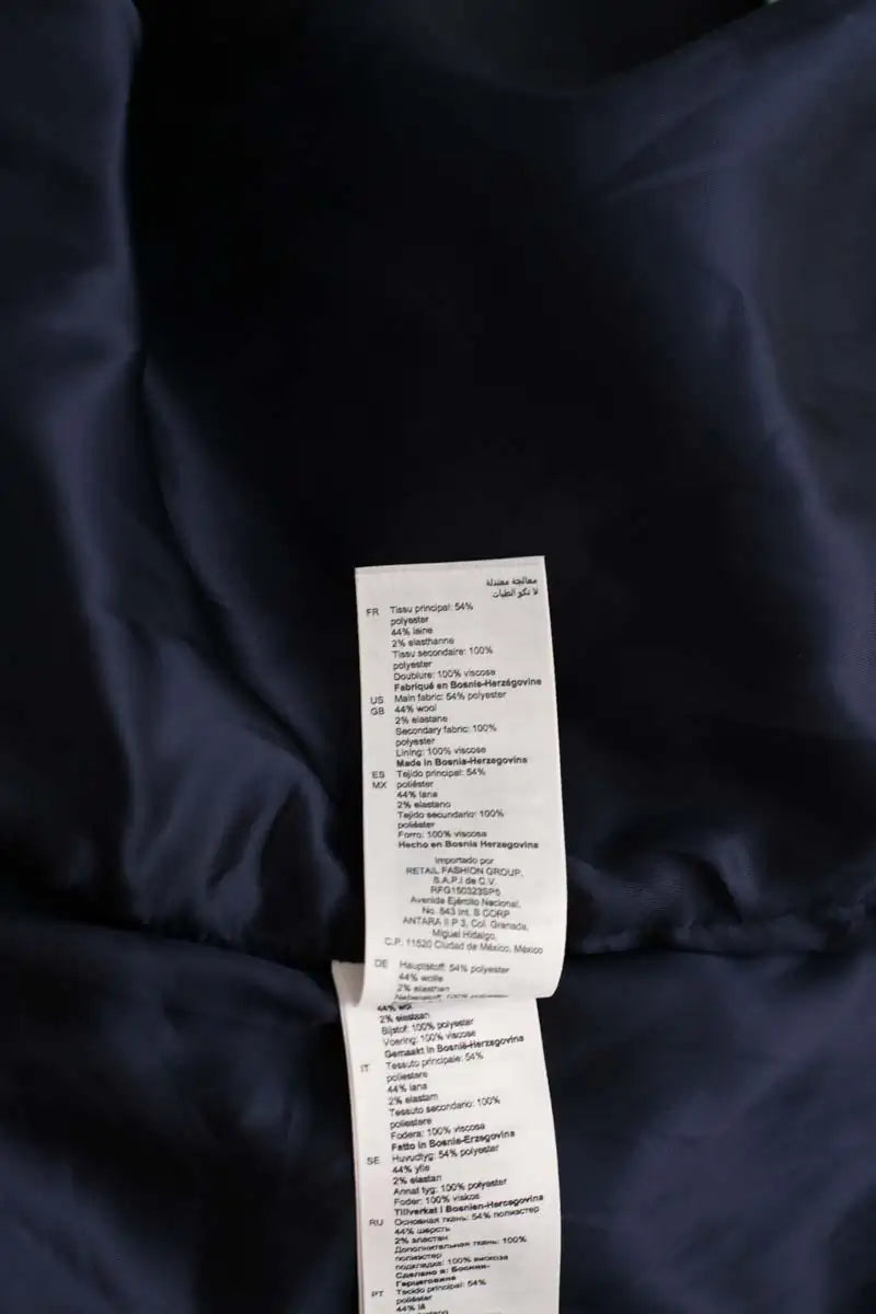 Trench-coat Sandro Bleu en Polyester