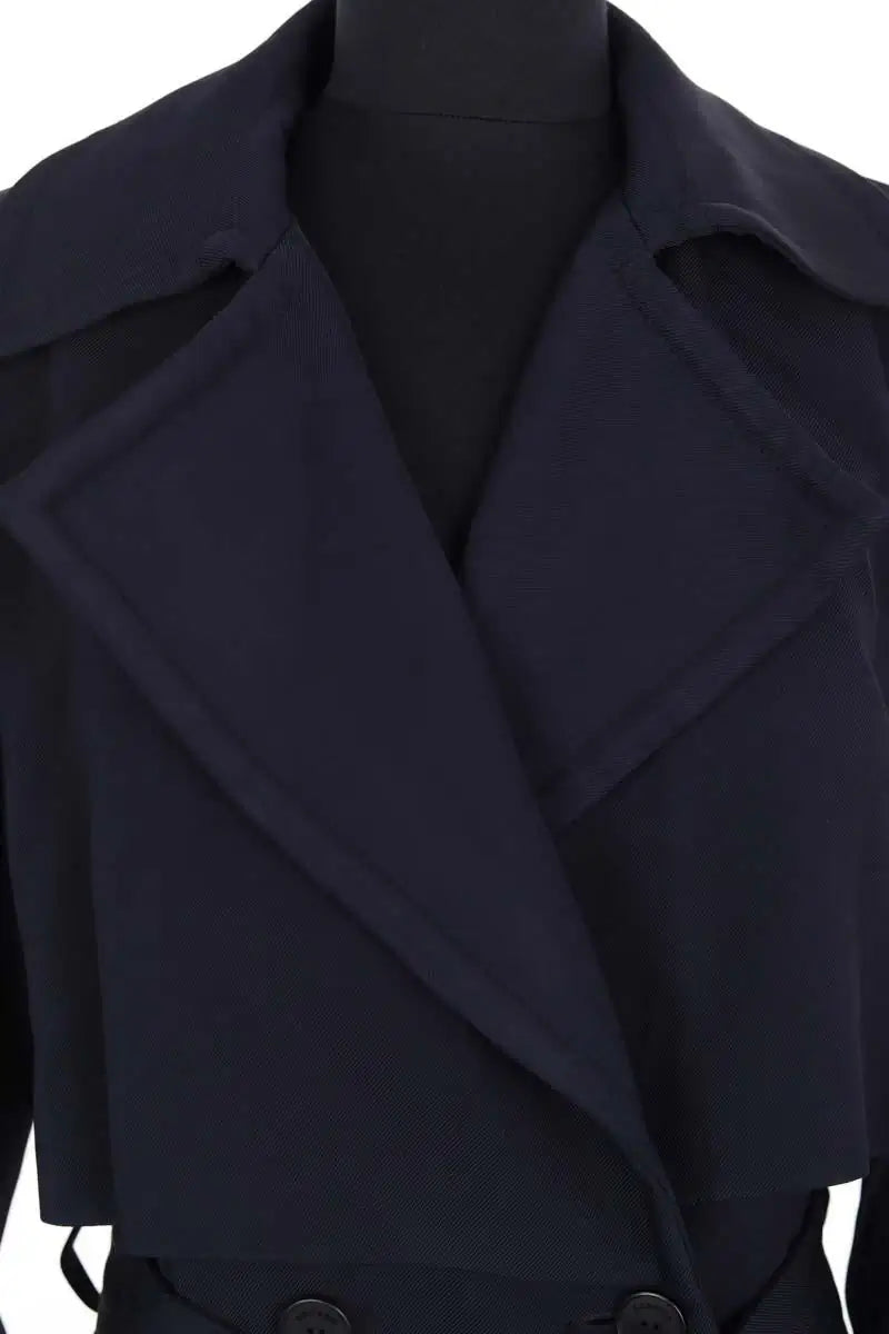 Trench-coat Sandro Bleu en Synthétique