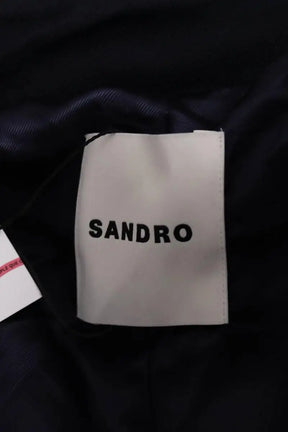 Trench-coat Sandro Bleu en Synthétique