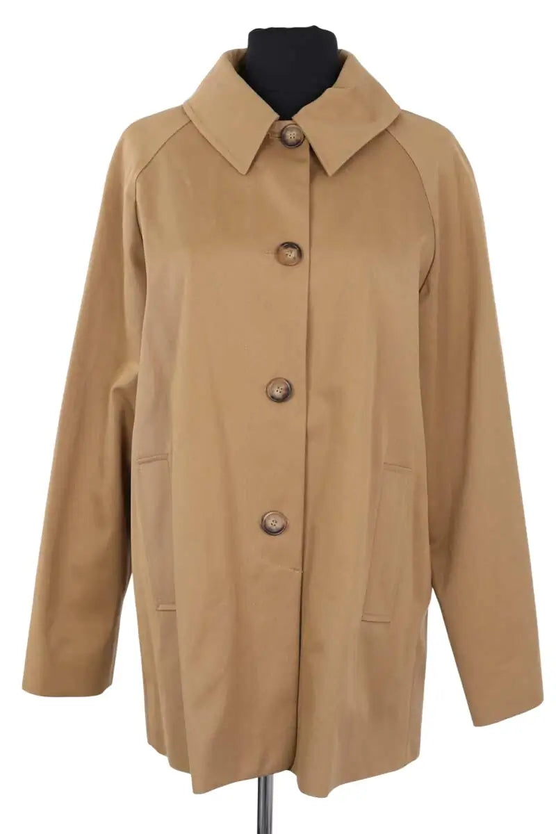 Trench-coat Sézane Camel en Coton, taille XS - Seconde Main