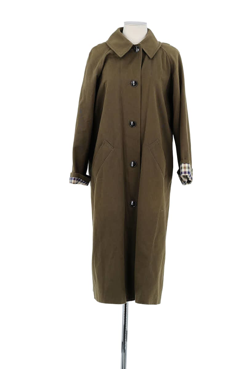 Trench-coat Sézane Kaki en Coton, taille XS - Seconde Main