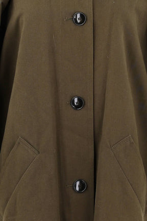 Trench-coat Sézane Kaki en Coton