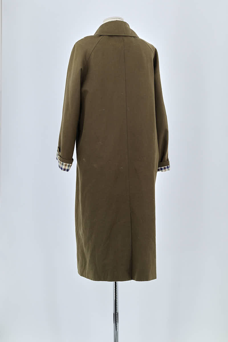 Trench-coat Sézane Kaki en Coton