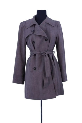 Trench-coat Tara Jarmon Marron en Laine, taille S - Seconde Main
