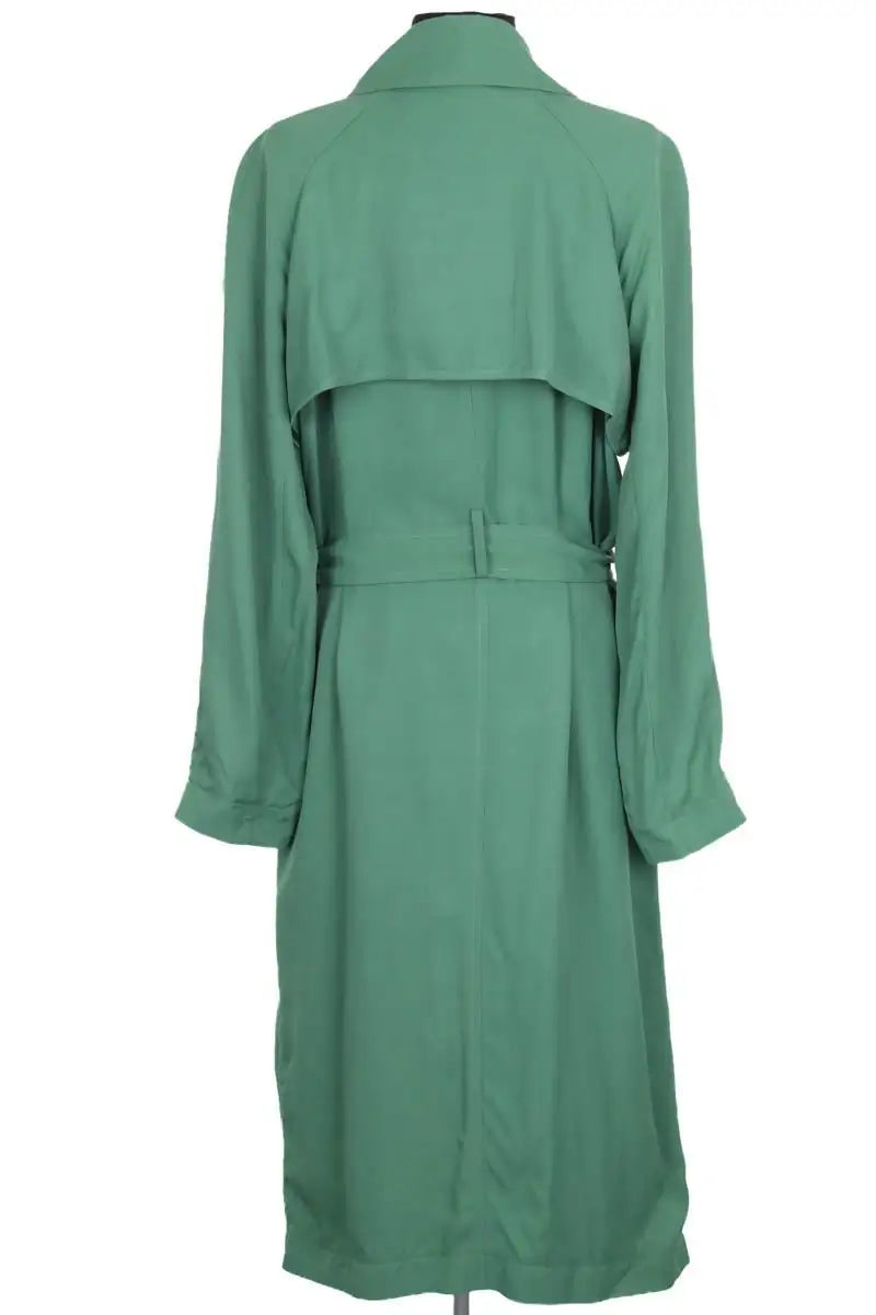 Trench-coat Tara Jarmon Vert en Viscose