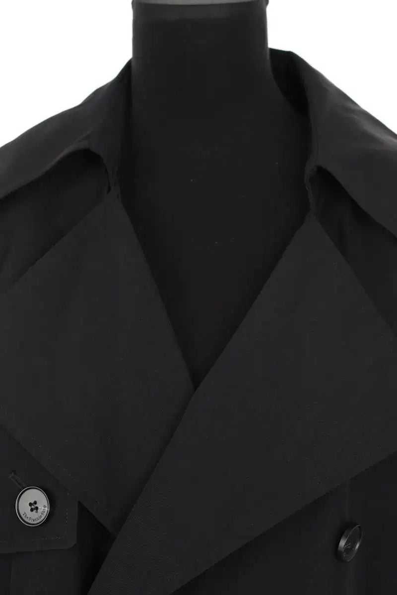 Trench-coat The Frankie Shop Noir en Polyamide
