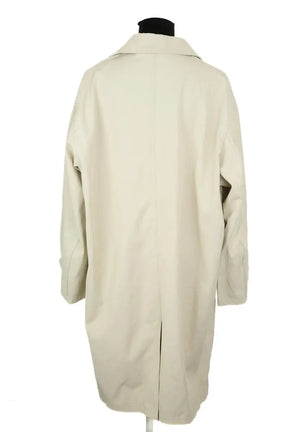 Trench-coat Yves Saint Laurent Ecru en Synthétique