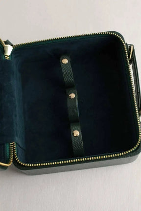 Trousse de voyage en cuir Officine Universelle Buly Vert en 