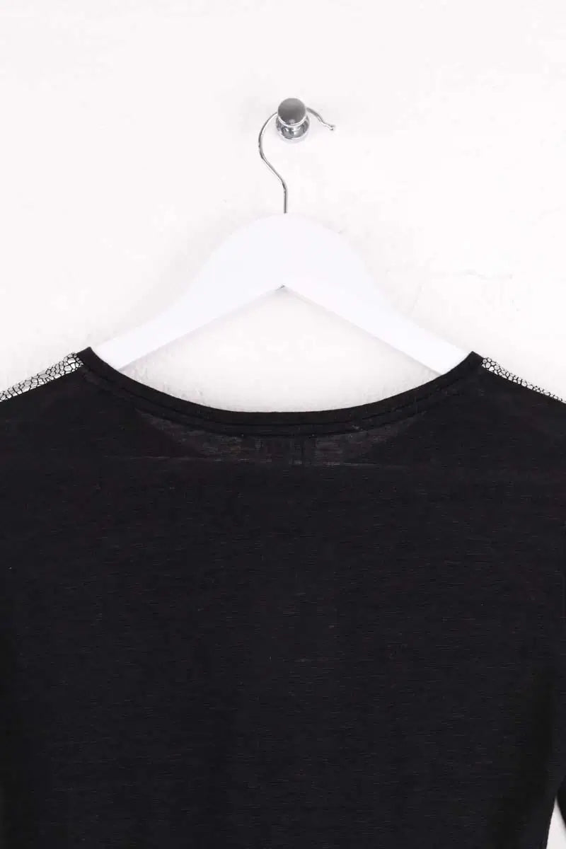 Top manches 3/4 Claudie Pierlot Noir en Lin