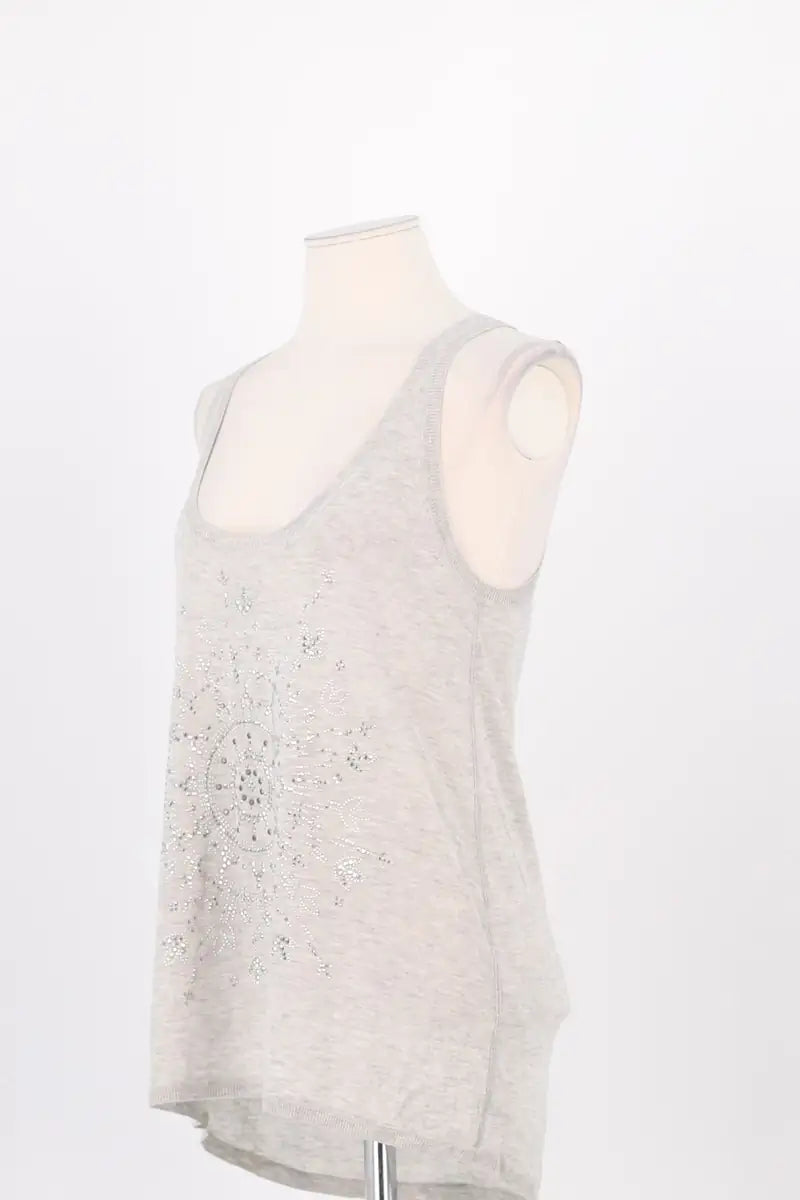 Top sans manche Zadig & Voltaire Gris en Viscose