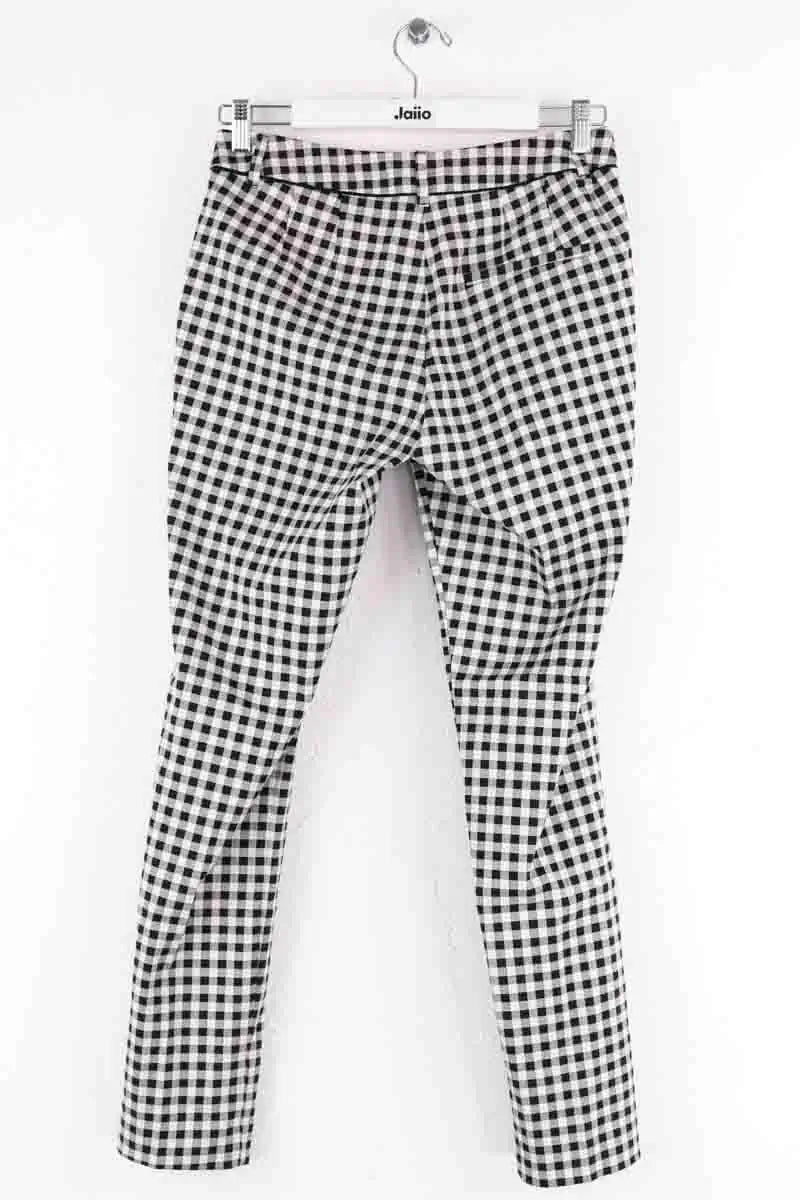 Pantalon droit Marella Noir en Coton