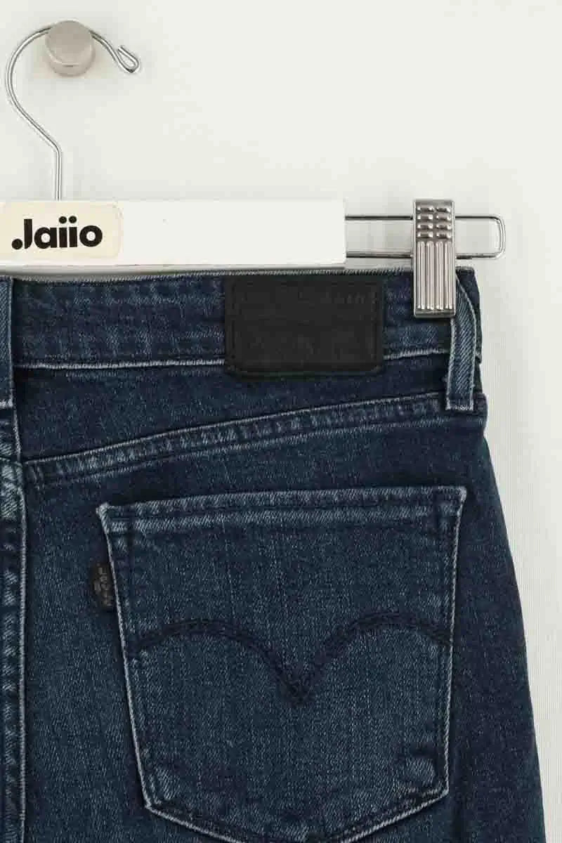 Jean slim Levi's 712 Bleu en Coton