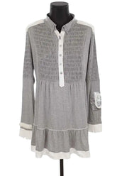 Tunique Elise Chalmin Gris en Polyester, taille L - Seconde Main