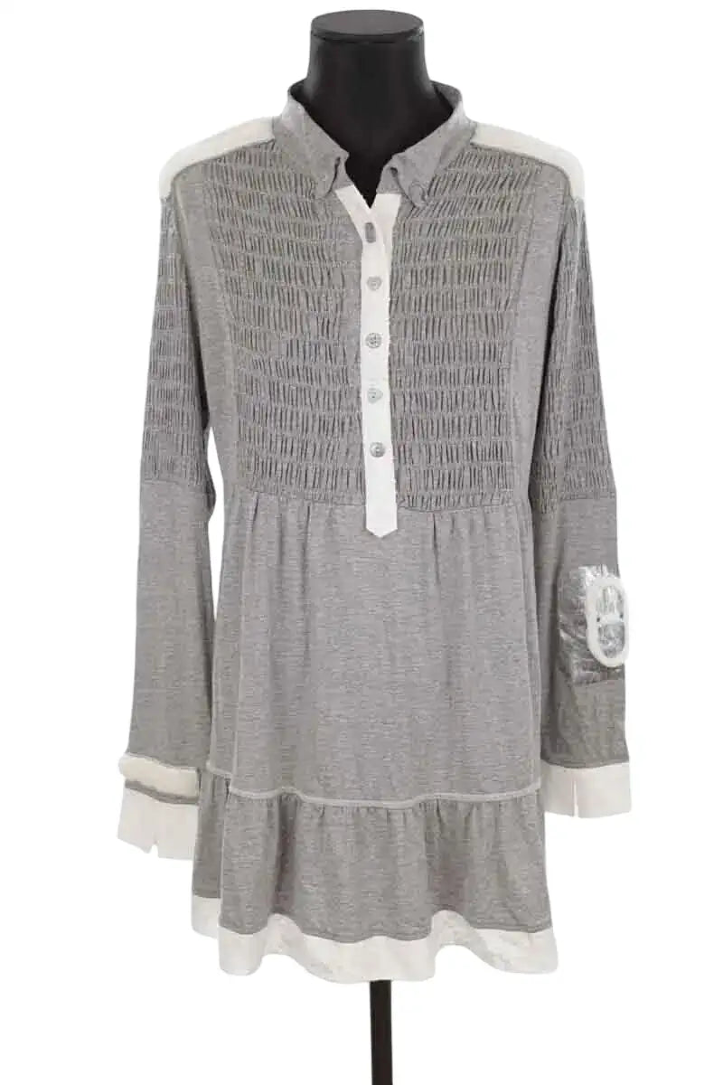 Tunique Elise Chalmin Gris en Polyester, taille L - Seconde Main