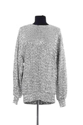 Tunique Isabel Marant Argent en Paillettes, taille S - Seconde Main