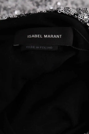 Tunique Isabel Marant Argent en Paillettes