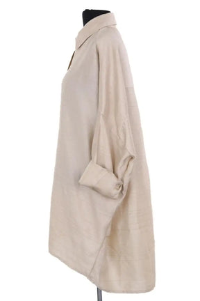 Tunique Léonie Beige en Viscose