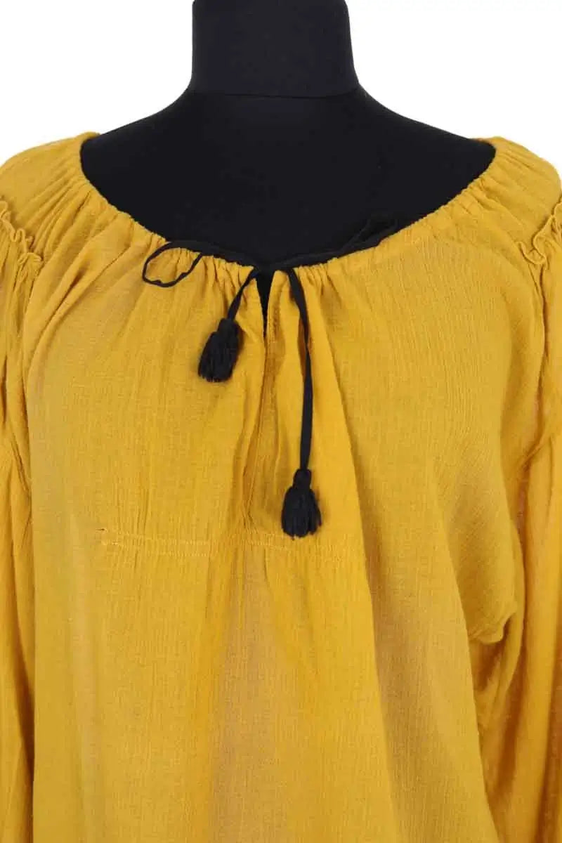 Tunique Malène Birger Jaune en Coton