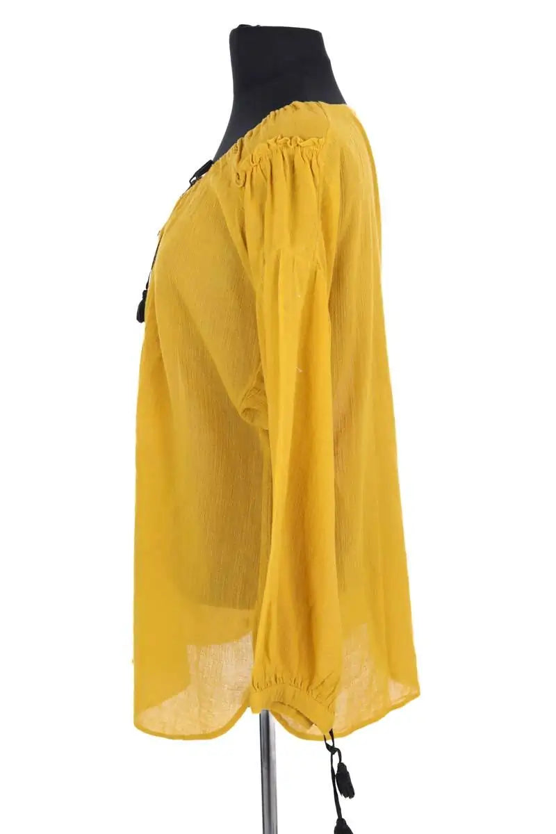 Tunique Malène Birger Jaune en Coton