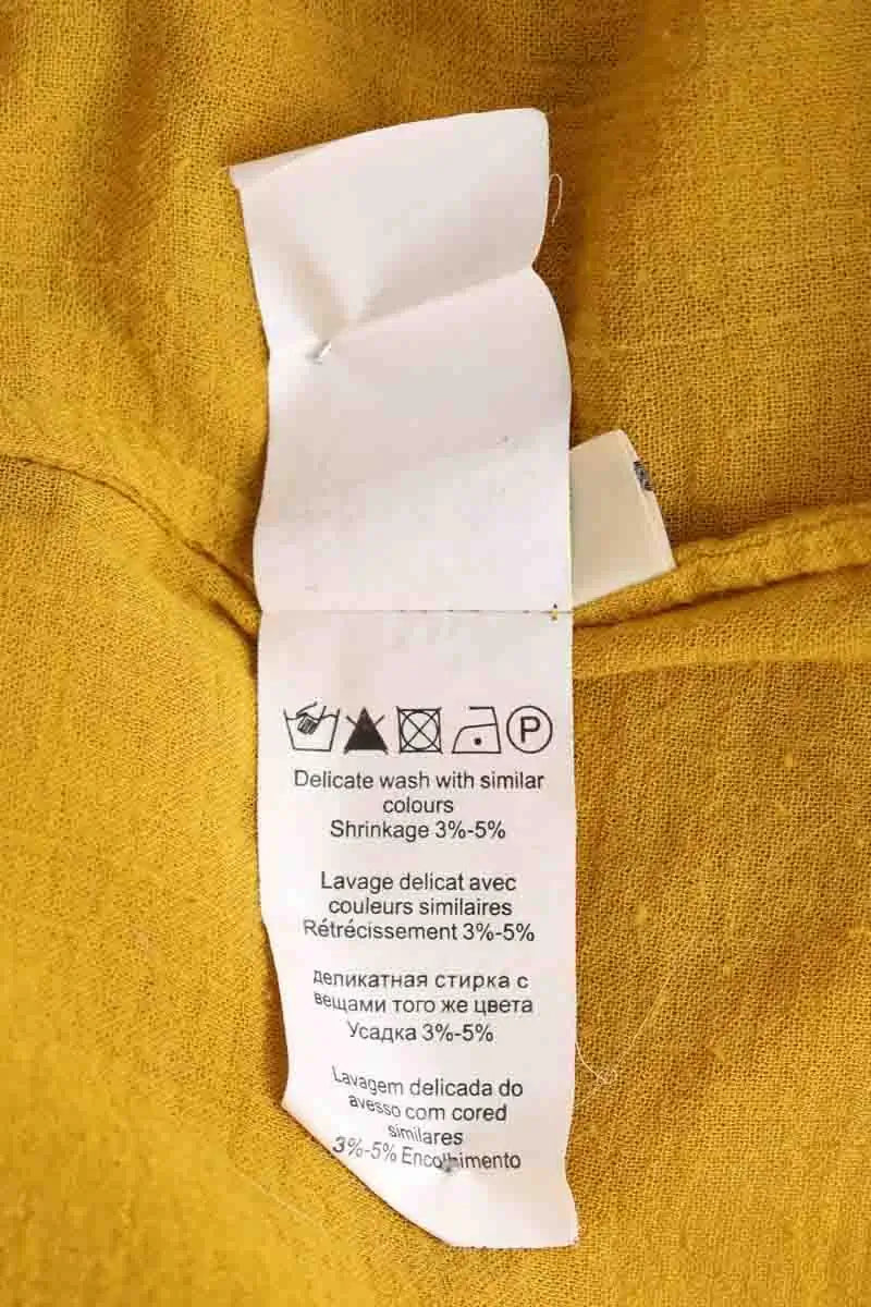 Tunique Malène Birger Jaune en Coton