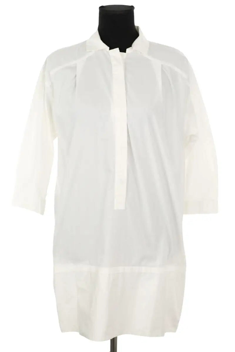 Tunique Marella Blanc en Synthétique, taille M - Seconde Main