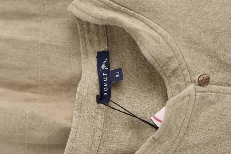 Tunique Soeur Tabata Kaki en Coton