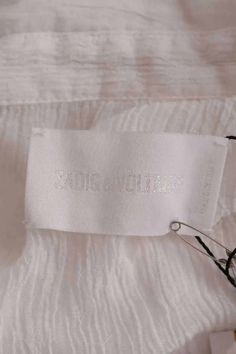 Tunique Zadig & Voltaire Blanc en Coton